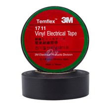 3M 전기테이프 검정 절연테이프 폭 19m 길이 10M, 1개
