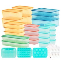 말랑핏 차곡차곡 식재료 보관 밀폐용기 11종 32EA, 홈쇼핑세트 11종32P