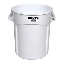 러버메이드 벤티드 브루트 37L (뚜껑미포함) 깨지지않는통 원두 쌀 식품 보관통 휴지통 빨래통, 통 37L 흰색