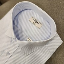 레노마 SH04 면 혼방 슬럽 스트라이프 일반핏 긴팔셔츠 RNSSGP-920-BU-555