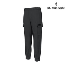 김영주 남성 카고 조거 팬츠 / 골프 등산 나일론 스판 밴딩팬츠