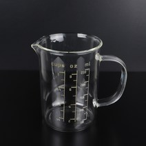 내열유리 계량컵 3종 250ml 500ml 1000ml 비커 이유식 쌀 눈금 베이킹, MC-03 대 (1000ml)