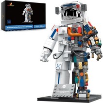 JMBricklayer Space Astronaut Building 세트s Boys 8-14 Adult 70102 성인용 어린이를 위한 유연한 우주 장난감 디스플레이 스탠드가 있는, 우주 비행사 70102
