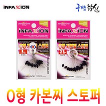 구짱낚시 동명 DIF-9881 O형 카본찌 스토퍼/중층 내림낚시 수심변동 억제스톱장치, O형 카본찌스토퍼, 2S