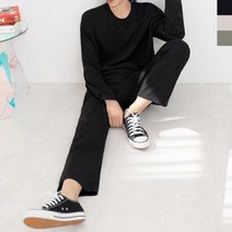 GQQ STT221 남자노링클일자밴딩상하세트