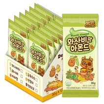 넛츠빌리지 와사비맛 아몬드 30gx12개입/24개입, 24개