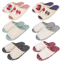 레이스 면실내화 더블패드 이중쿠션 거실화 슬리퍼 실내화 덧신 퀼트 패브릭 거실슬리퍼 층간소음, MF522도트그린