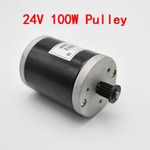 자전거 모터 전기 변환 키트 클래식 호환 MY6812 DC 12V 24V 150W 120W 100W 영구 자기 허벅지 속도 균형 자동차 전자 DIY 부품, 24V 100W Pulley