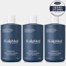 스칼프메드 블루 캡슐 바이옴 솔트 샴푸, 400ml, 3개