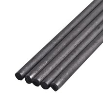 검은 탄소 막대 흑연 전극 실린더 바 5 개 산업용 고온 전도성, 07 14mm_06 Length 300mm