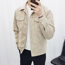 WOWayo 남자 투포켓 스웨이드 트러커 자켓 3 color