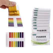 수질측정기 80 스트립/팩 표시기 테스트 PH 1-14 리트머스 종이 테스터 논문 수족관 용 범용 용지, 한개옵션0