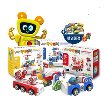 [신년기획:뚝딱블럭긴급출동3종세트] 신개념 뚝딱맨 유아교육 자석블럭완구(경찰차+소방차+헬리콥터)