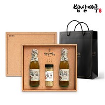 [7+1]밥상마루 참기름 선물세트 (참기름2병+참깨+쇼핑백)