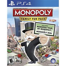 모노폴리 패밀리 펀 팩 PS4 (보드게임 턴베이스 가족 전략 시뮬레이션 교육), 기본