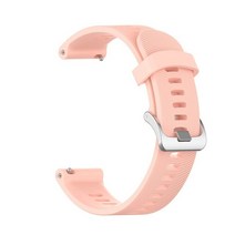 SUNZ 포러너 245M/245/Vivoactive 3/Venu/Venu SQ 팔찌용 가민 645 스트랩 공식 버튼 실리콘 시계 밴드 스포츠 스트랩 AK, 1개, [03] Pink, Forerunner 645