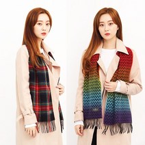 국산 울 체크 무지 머플러 목도리 스카프 넥 워머 숄