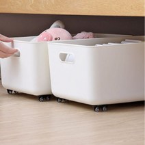 바퀴 부착바퀴 리빙박스 상자 보관 이동식바퀴 4p, 블랙4P