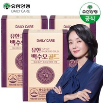 유한양행 유한 백수오 골드 여성 갱년기 60정 3박스 (3개월분), 3개