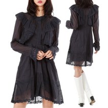 [ISABEL MARANT] 이자벨마랑 림페자 자수 코튼 미니 원피스 RO2216 30FN