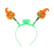 파티짱 LED호박머리띠(오렌지)