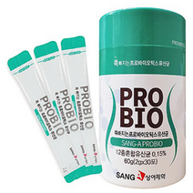 [상아제약 - 쏙 빠지는 프로바이오틱스 유산균 2g x 30포] 장건강 5세대 유산균 증식 프리바이오틱스 코팅유산균 쾌변 면역력 증강