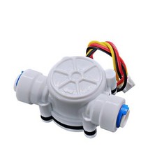 14 quot;38quot; PE 파이프 유량 센서 175MPa 홀 센서 커피 머신 터빈 유량계 DC5 ~ 18V, 1/4