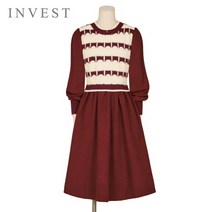 인베스트 인베스트 포인트배색스웨이드원피스_V2W1OP3661