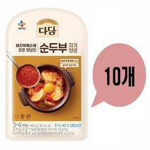CJ제일제당 [CJ제일제당] 다담 순두부찌개양념 140g x 10개