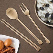 어린이둥근꼬리숟가락 젓가락 수저 유기포크 각인 놋 세트 방짜 부부 티 신혼, 본상품선택, 둥근꼬리포크, 본상품선택
