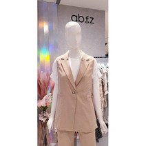 에이비에프지 AK분당점 ab.f.z 원버튼 여름 베스트 자켓 AAT3VVA1H