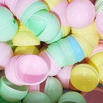6종 뽑기 캡슐 공 생일 동호회 각종행사 이벤트용품, 60mm불투명(15개)(1041-4)