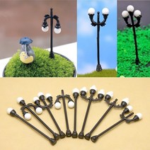 디오라마 가로등 모형 미니어처 7종 건축 조경 모형재료 조명 소품, 싱글연꽃