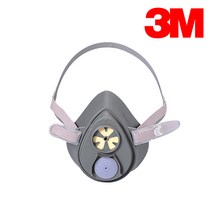 3M 단구형 면체마스크 3200CN 방독 방진 정화통 마스크