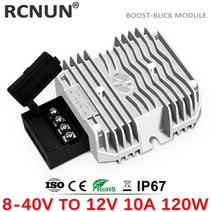 강압기 디자인 12 V 13.8V 19V 24V 30V ~ 6A 10A DC 컨버터 부스트 벅 8-40 볼트 전압 조정기, 01 8-40V_01 12V 10A