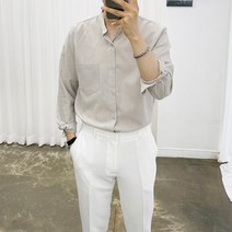 아도르클래식 크리스 린넨 9컬러 봄 가을 여름 차이나 카라 긴팔 셔츠