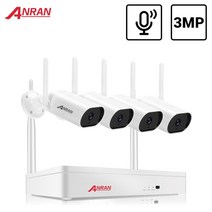 CCTV 감시 카메라 보안 실내 야외 anran 3mp 무선 시스템 방수 시스템 270, 협력사, 1t, 4개의 카메라 8ch nvr