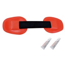 PVC 시트 스트랩 패치 보트 핸들 딩기 팽창식 서핑 요트 낚시 운반 카약, 02 빨간
