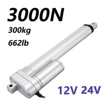 리니어모터 전동실린더 전기실린더 액츄에이터 스트로크 dc 12v 24v 3000n 전기 선형 선형 모터 이동 거리 50mm 100mm 150mm 200mm 250mm 48w, 350mm 스트로크 길이