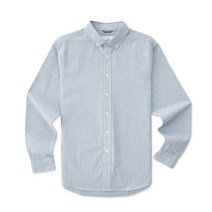 에스티코 블루 이지케어 스트라이프 옥스포드 셔츠_DDS23Z04ETL