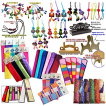 (주)파앤카코리아 부채 추가구성품, 1개, Y5.색동복매듭선추