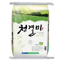 익산 청결미 20kg (21년산 햅쌀), 1포
