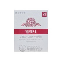 엘레나 여성 질유산균 1개월분 30캡슐 유한양행 질건강 UREX 유렉스 유산균, 상세페이지 참조