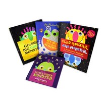 (영어원서) Ed Emberley 작가 Monster 픽쳐북 하드커버 4종 세트
