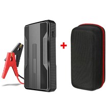 셀프정비 20000mAh 12V 휴대용 자동차 점프 보조베터리 배터리 출력 비상 부스터 충전기 발전소 시작 장치, 01 Black with box