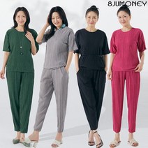 팔주머니 팔주머니 썸머 이지 셋업 2종 (블라우스1종+팬츠1종)