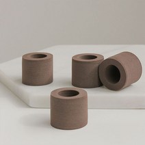 올데이랩 EVA 체어슈즈 다크브라운 층간소음방지 의자다리커버, 16P, 2호