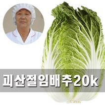 괴산절임배추 20kg/중간 사이즈 (12포기이상)/달달고소, 20kg, 3월 24일발송-25일도착