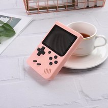 가정용오락실게임기 옛날게임기 오락기 게임 콘솔 레트로 내장 800 핸드 헬드 미니 8 비트 3.0 인치 컬러 L, 03 분홍색