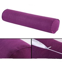 잠자는 용 침대 판 긴 베개 라운드 쿠션 의자 패드 등받이 헤드, 03 20x80cm, 10 Purple